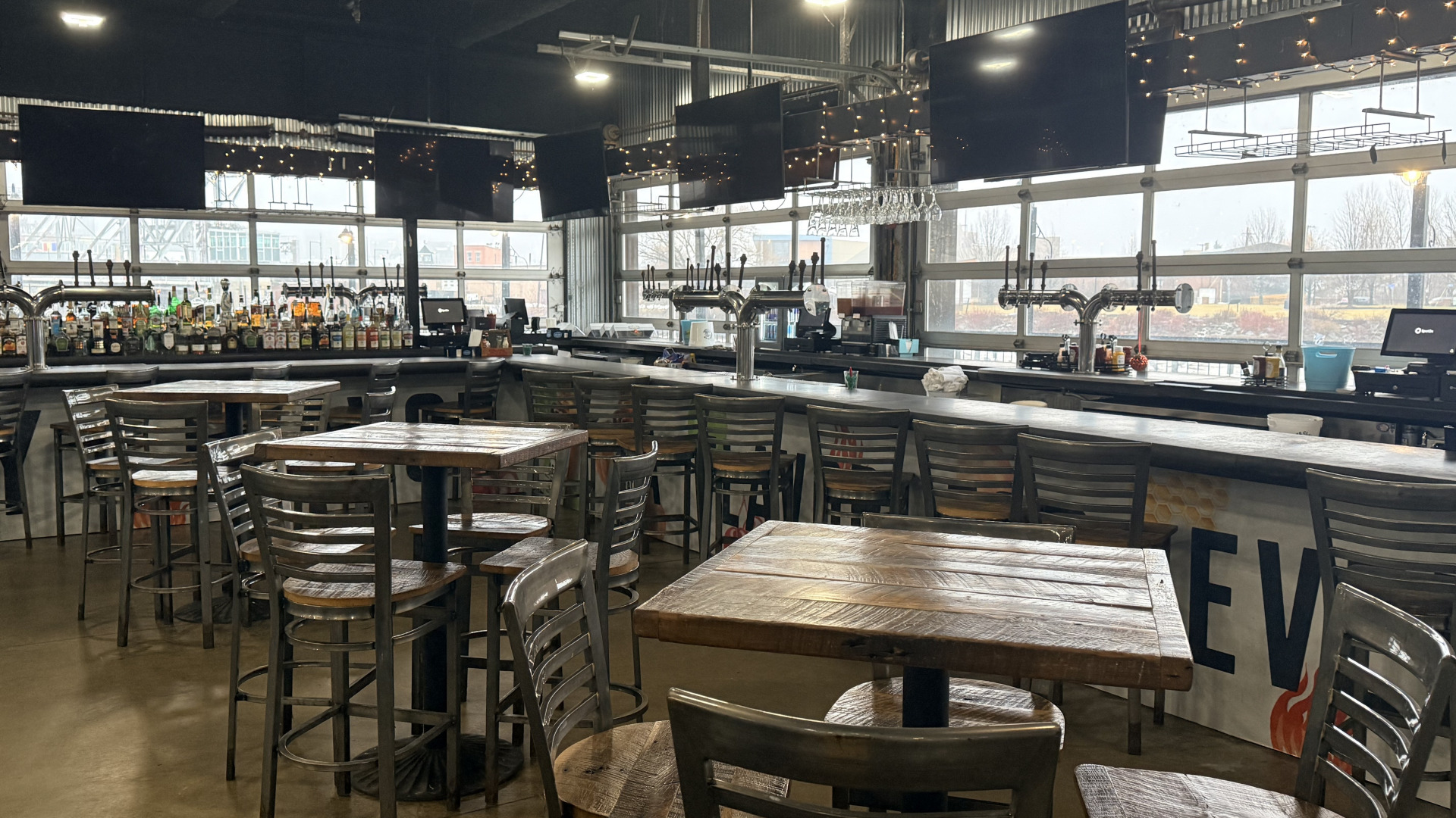 The Ward restaurant overlooking the water