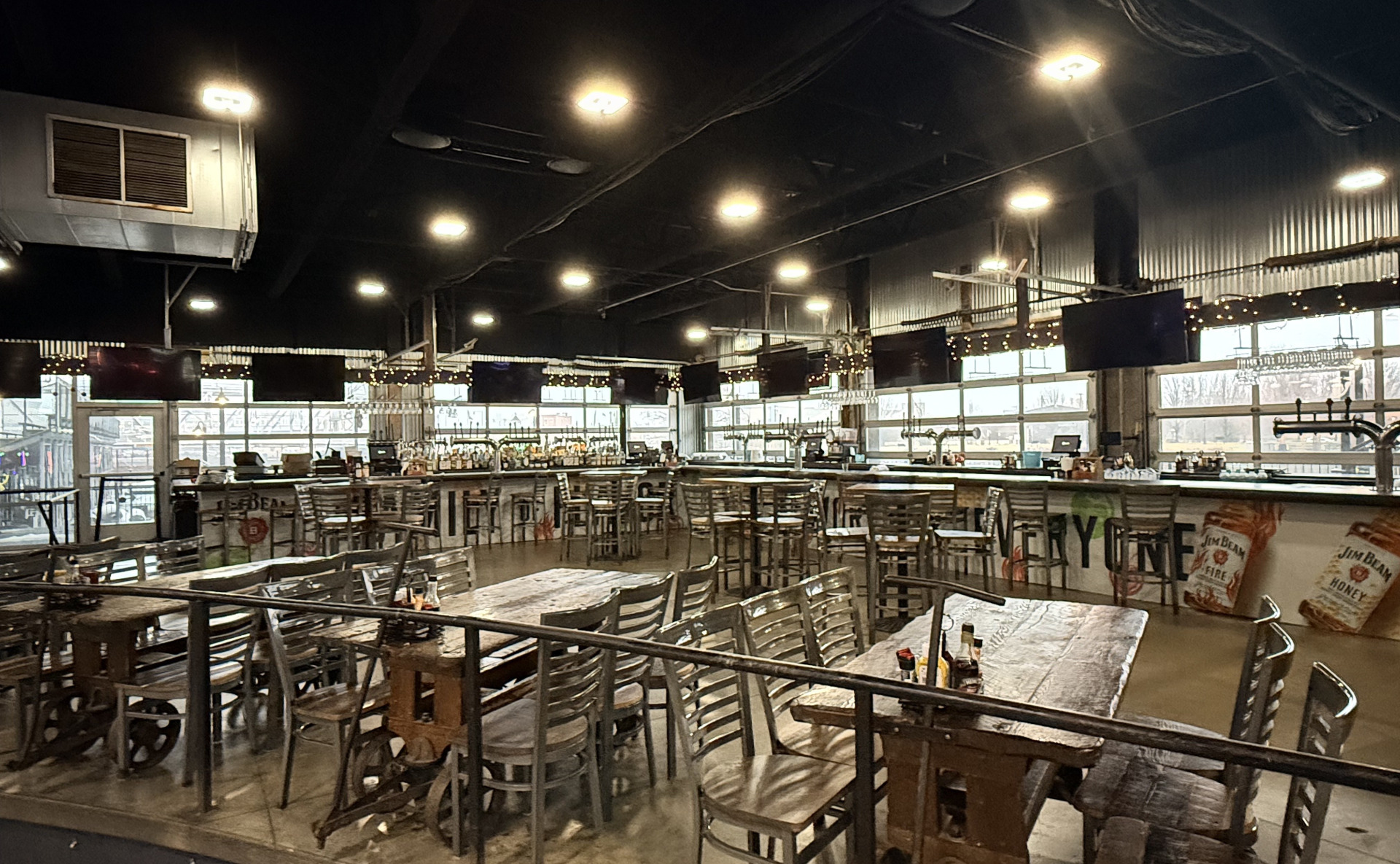 The dining room at The Ward restaurant inside Buffalo RiverWorks